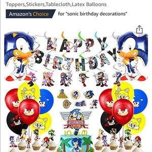 Sonic Birthday Supplies
